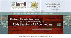 Desktop Screenshot of foxwellfloors.com
